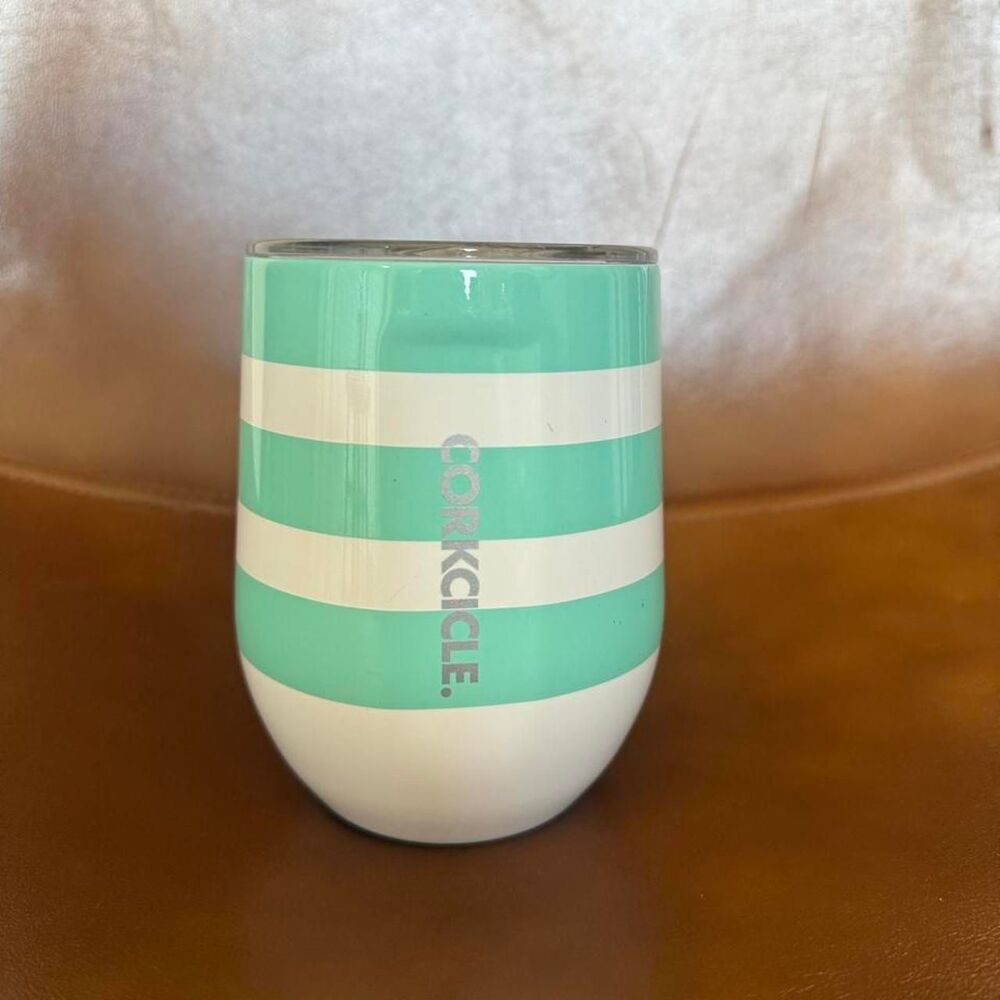 Corkcicle Green and White Dinnerware